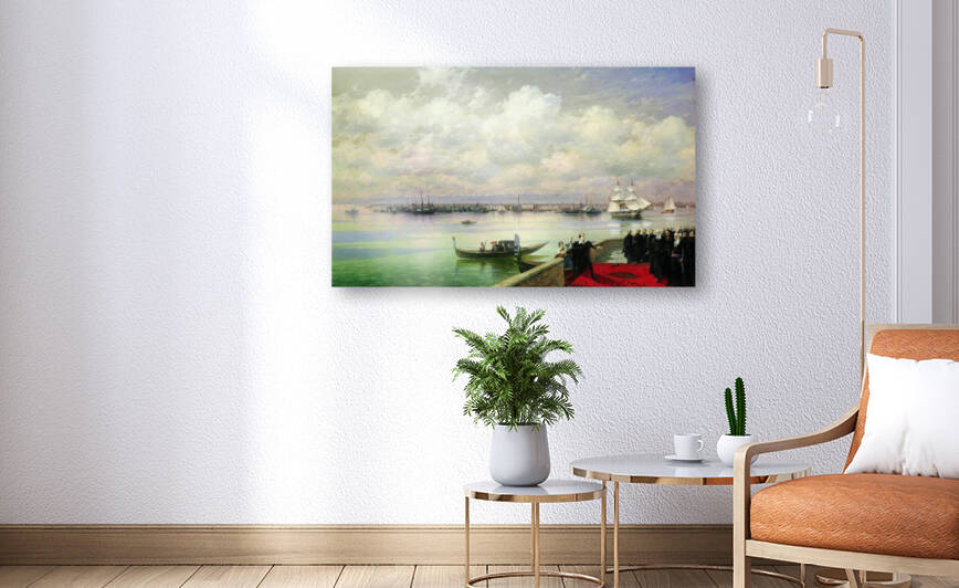 Bayron s visit to San Lazzaro by Aivazovsky 1 by artcenter