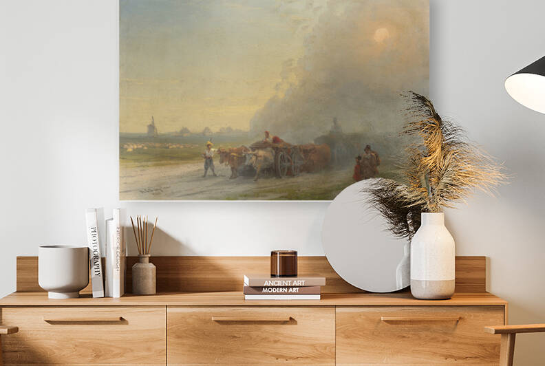 Aivazovsky Ox carte by artcenter