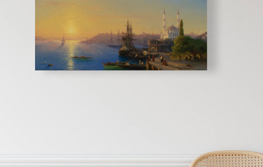 Aivazovsky.View of Constantinople and the Bos by artcenter