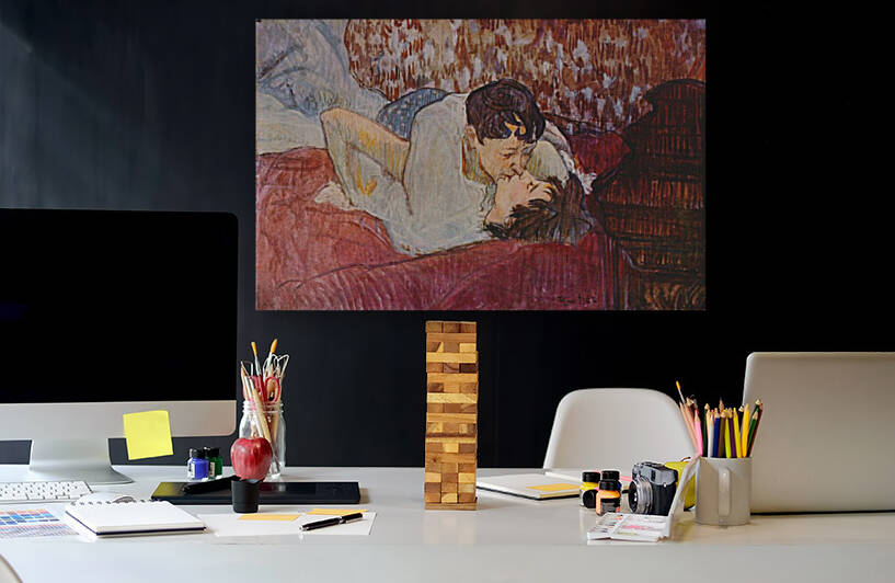Lautrec the kiss 1892 by artcenter