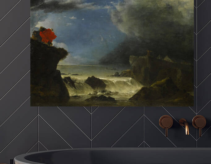 Jan Asselijn   De doorbraak van de Sint Antho by artcenter