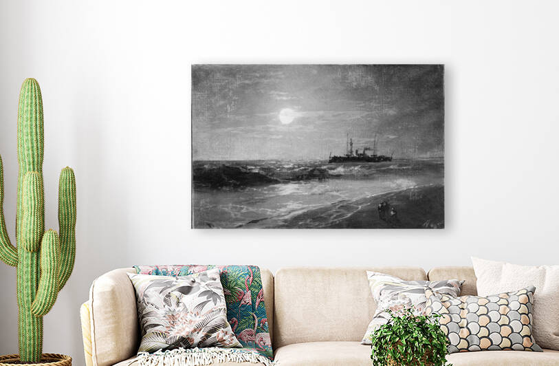Ship by Moonlight MET ep1975.280.2.bw.R by artcenter