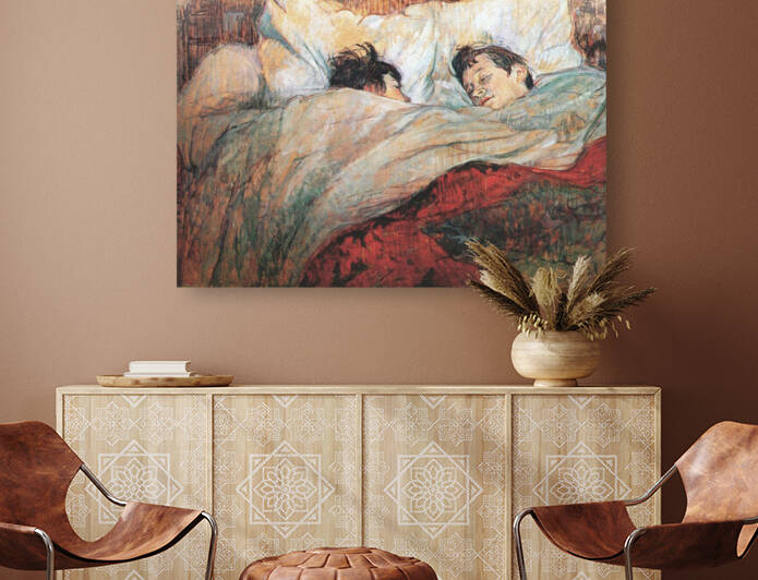 Lautrec in bed 1893 by artcenter