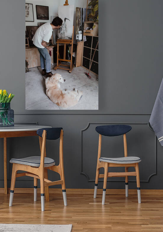 Painting Birds by Corey S Ribotsky