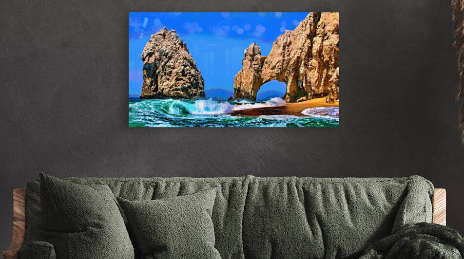 EL ARCO LANDMARK ROCKS CABO SAN LUCAS MEXICO by LES MAYERS 