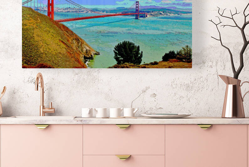 GOLDEN GATE BRIDGE  by LES MAYERS 