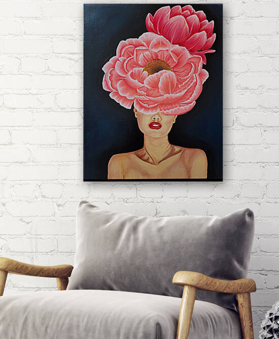 Lady Flower Crown  by SILPA M K