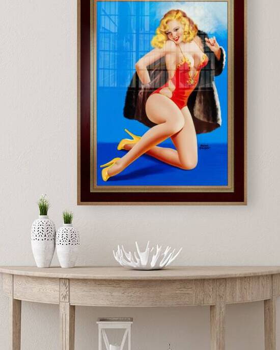 The Feel Of Mink by Peter Driben Remastered Xzendor7 Vintage Art Old Masters Reproductions by xzendor7