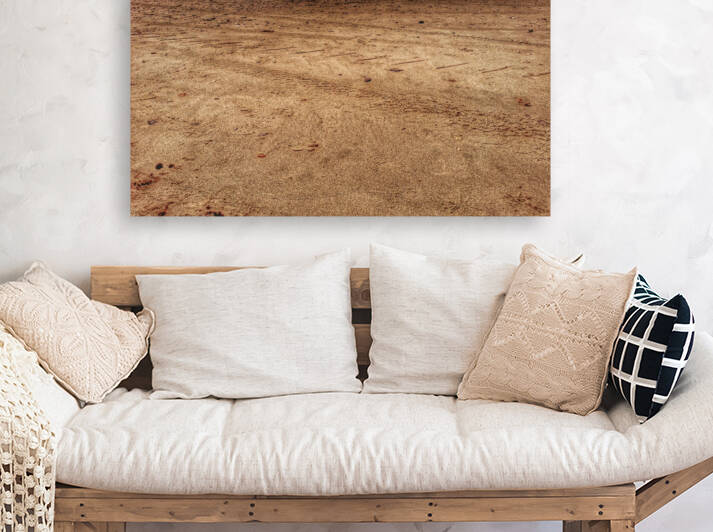 The Beach by Light Through Glass