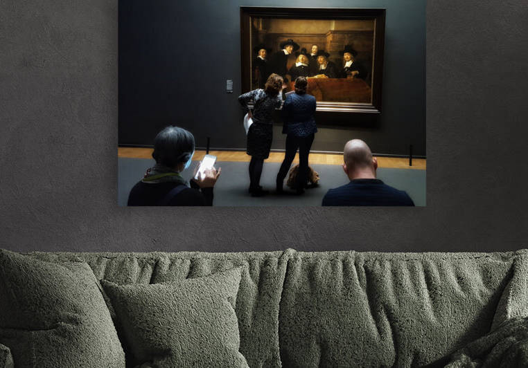 At the Museum  by Light Through Glass