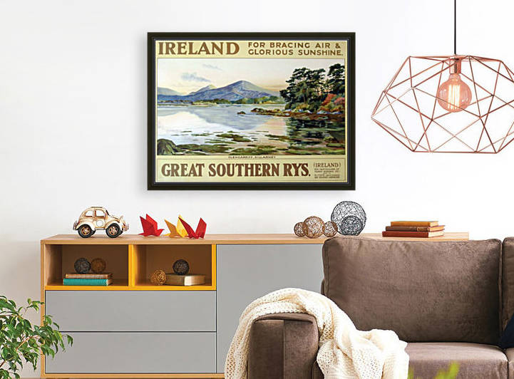 Walter Till Ireland Great Southern Railways vintage poster by VINTAGE POSTER