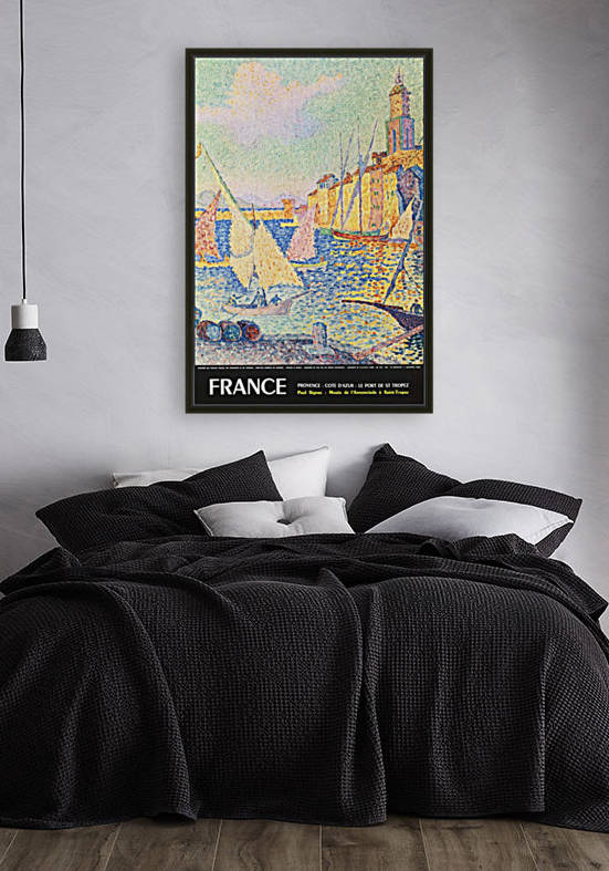 Provence Cote DAzur Original France Travel Poster by VINTAGE POSTER