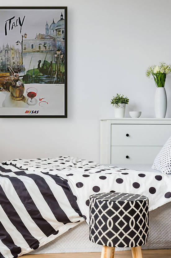 Italy Travel Poster by SAS by VINTAGE POSTER