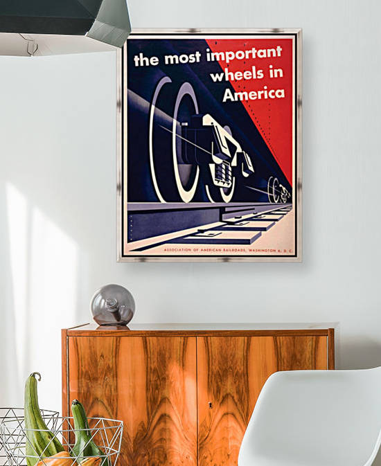 Association of American Railroads Poster by VINTAGE POSTER