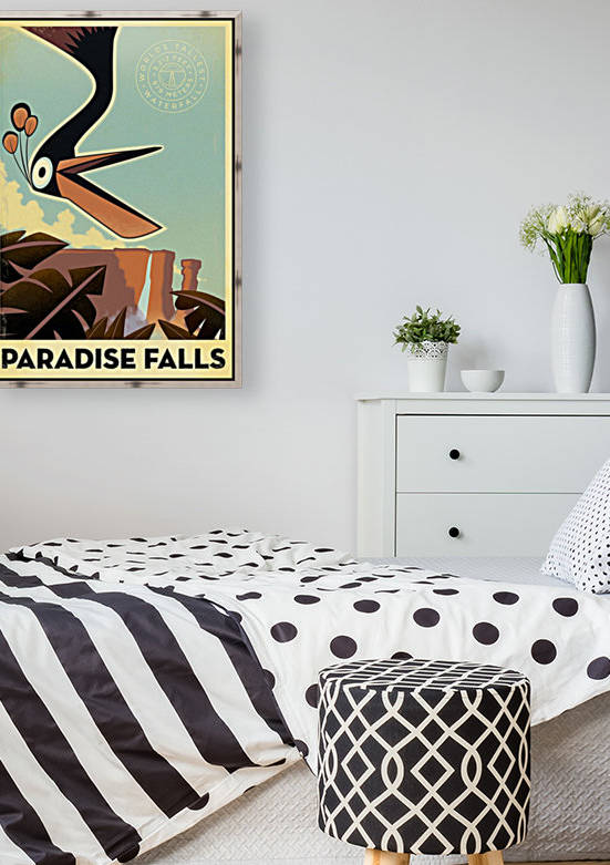 Paradise falls by VINTAGE POSTER