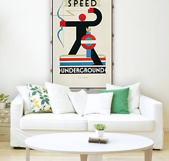 London Speed Underground poster by VINTAGE POSTER