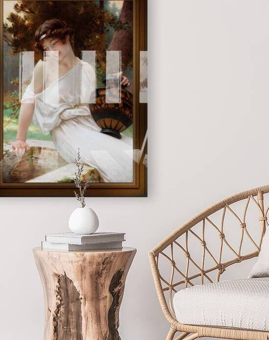 At The Fountain by Guillaume Seignac Remastered Xzendor7 Classical Fine Art Old Masters Reproductions by xzendor7