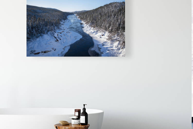 Snowy Pinware River by Dustin Carroll