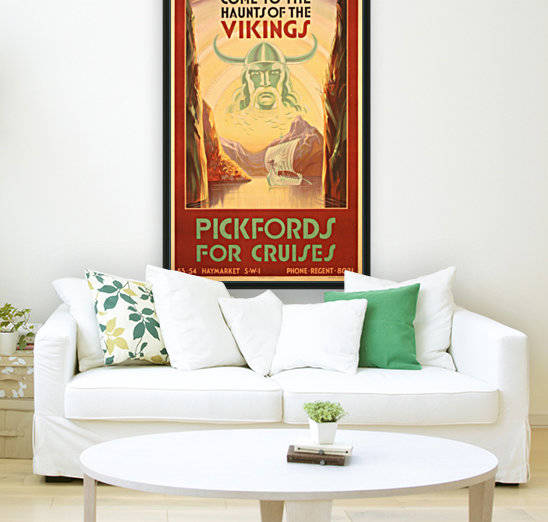 Cruise Ship Art Deco travel poster by VINTAGE POSTER