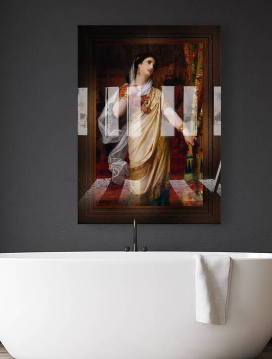 Esther by Hugues Merle Remastered Xzendor7 Classical Fine Art Old Masters Reproductions by xzendor7