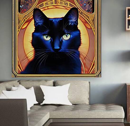 Egyptian Cat in Lavender by Bill Swartwout Photography