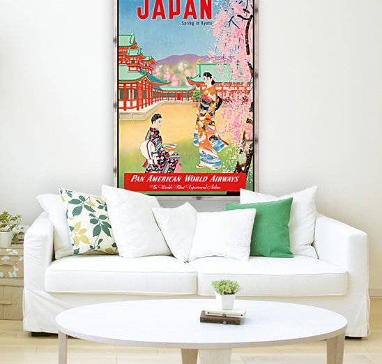 Pan American World Airways Japan Spring in Kyoto by VINTAGE POSTER