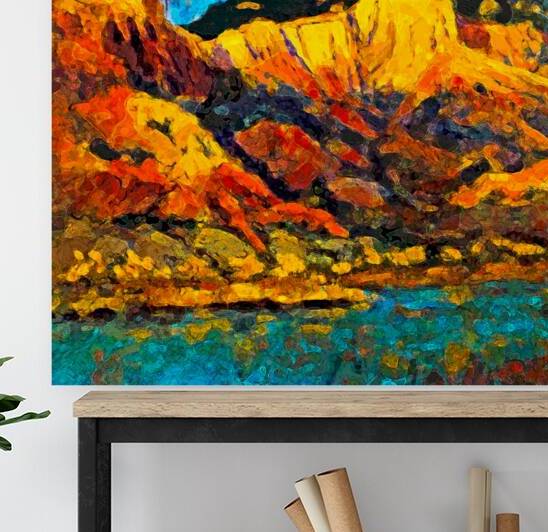 Chama River Light Digital by Tom McGee Art  Landscapes Reimmagined