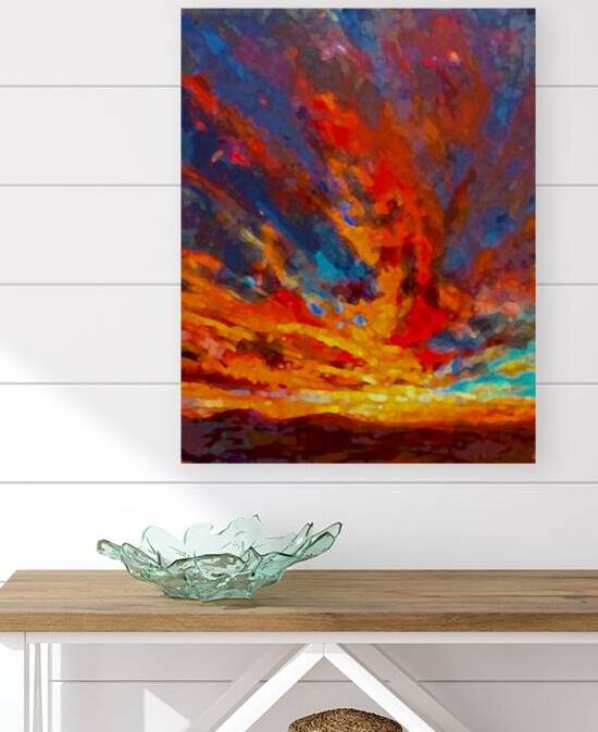 Spirit of New Mexico Digital by Tom McGee Art  Landscapes Reimmagined