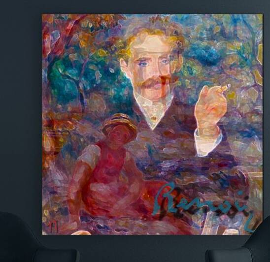 Art Hero Renior Digital by Tom McGee Art  Landscapes Reimmagined