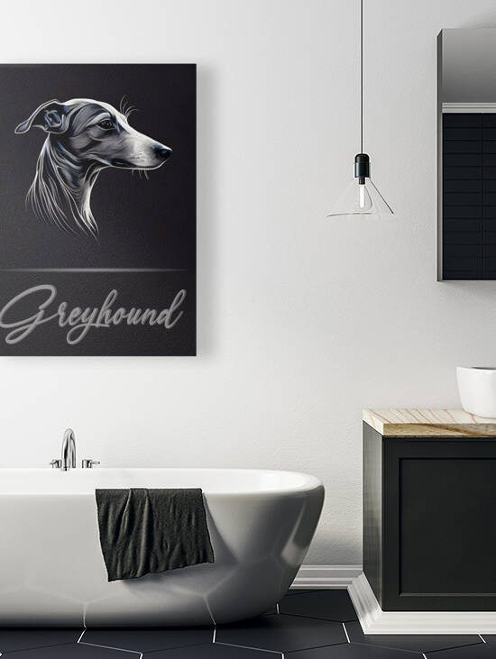Greyhound Portrait by Best Breeds