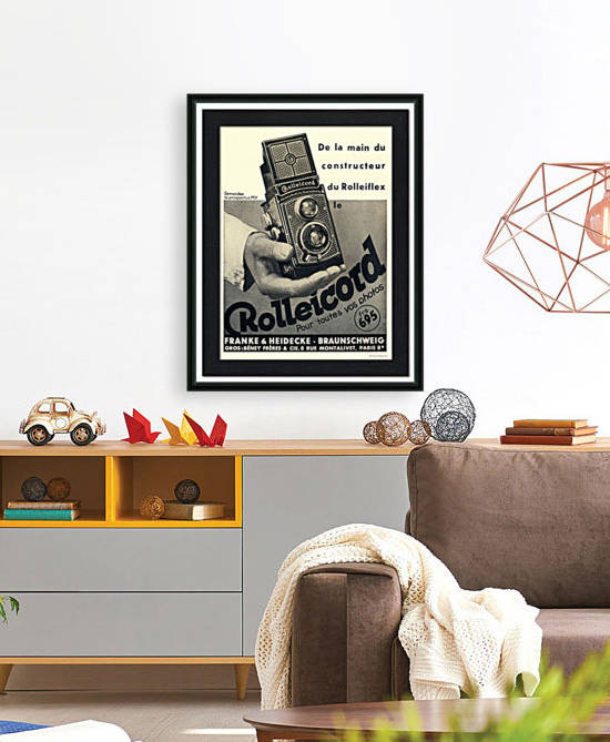 Rolleicord Camera Advert, France 1930 by VINTAGE POSTER