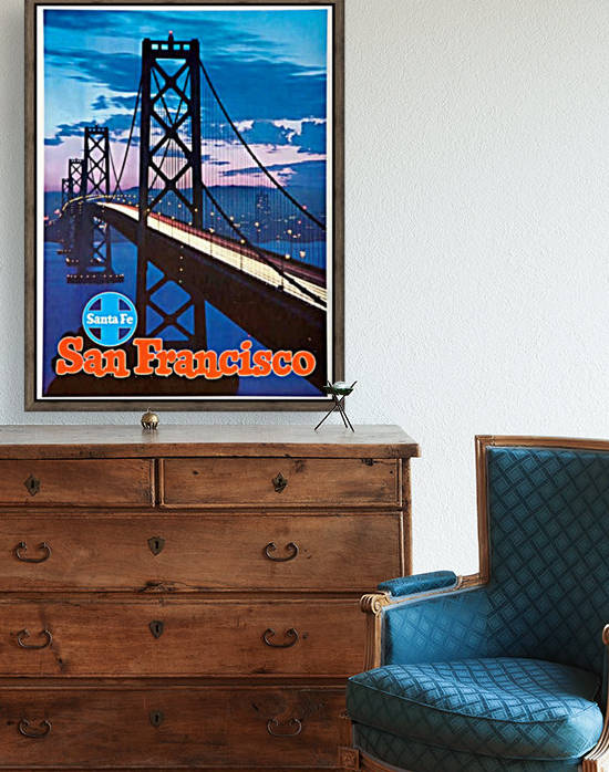 Santa Fe San Francisco by VINTAGE POSTER