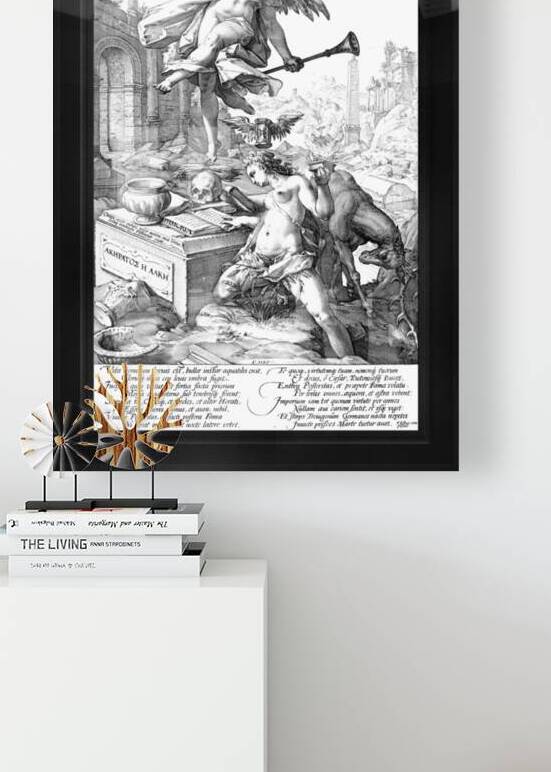 The Allegory of Fame and History by Hendrick Goltzius Remastered Xzendor7 Classical Fine Art Old Masters Reproductions by xzendor7
