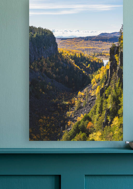 Ouimet Canyon in Autum by Blair Wright