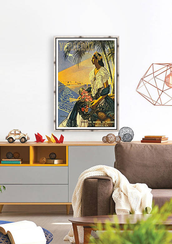 Mexico Veracruz vintage travel poster by VINTAGE POSTER