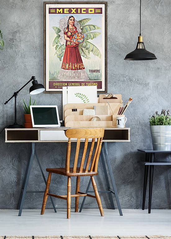 Mexico Tehuantepec vintage poster by VINTAGE POSTER