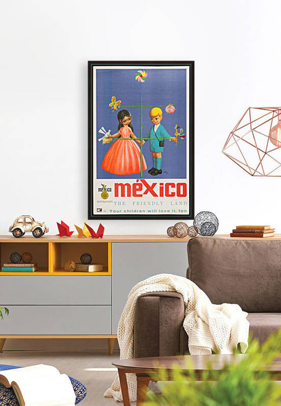 Mexico The friendly land by VINTAGE POSTER