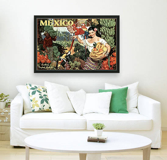 Mexico Land of Tropical Splendor by VINTAGE POSTER