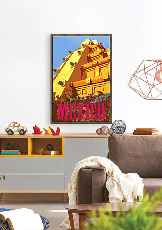 Mexico City vintage travel poster by VINTAGE POSTER