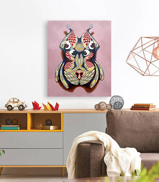 The dog head by federicocortese