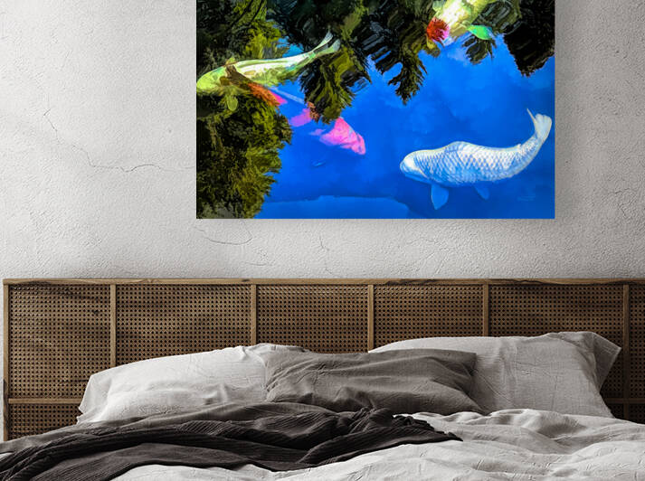 Floating Koi by ArcheanArt