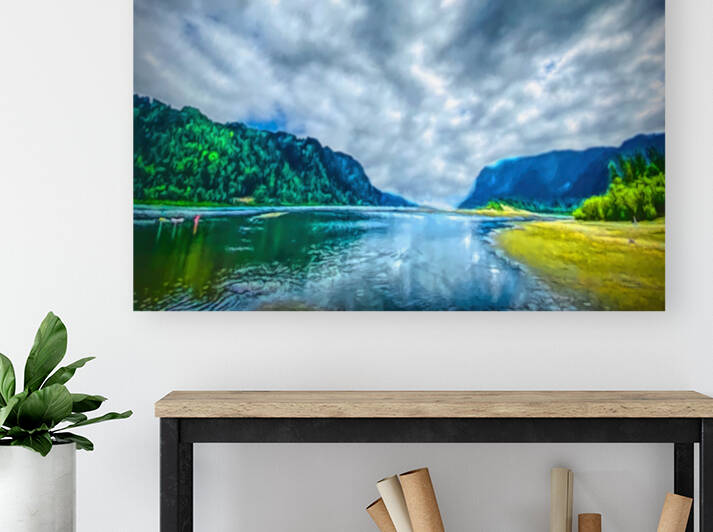 Big Sky Over the Gorge V1 by ArcheanArt