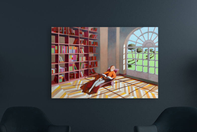 The reading room by federicocortese