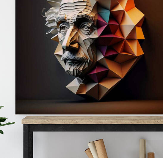 Steampunk Albert Einstein  by Wincate Wacera