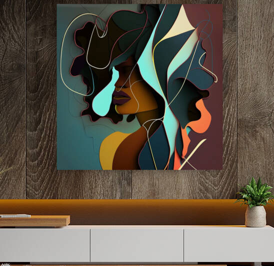 Ladyabstract  by Wincate Wacera