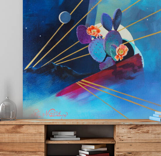 Space Cactus by Mia Vredenburg