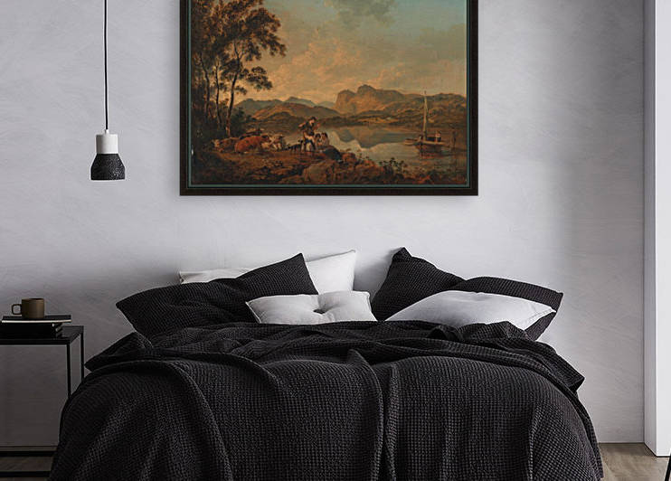 Langdale Pikes from Lowood by Julius Caesar Ibbetson