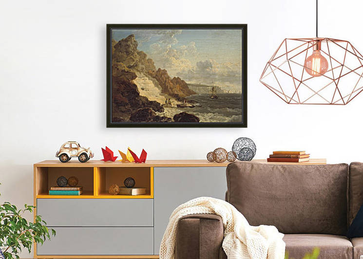 Sand Quarry at Alum Bay by Julius Caesar Ibbetson