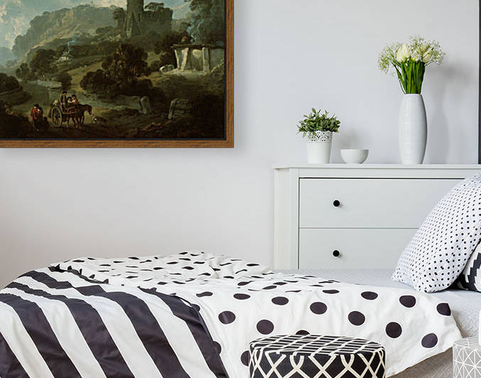 Return from Market, Castell Coch by Julius Caesar Ibbetson