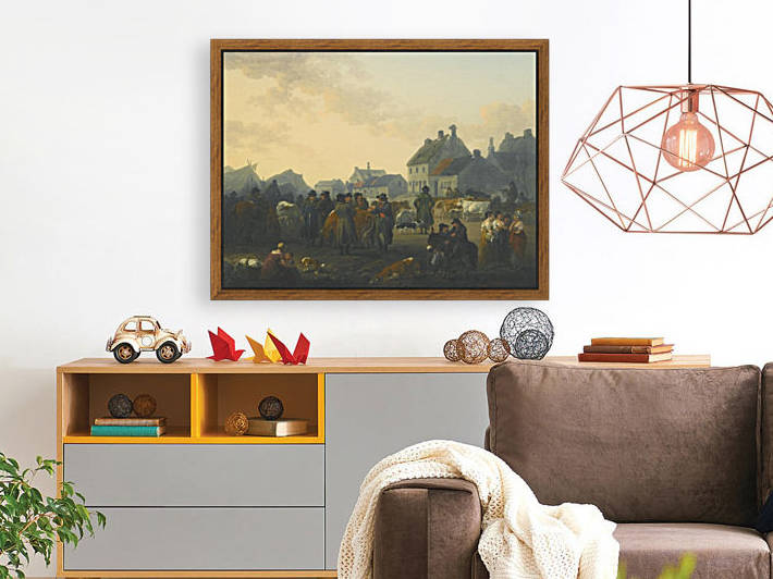 Caesar market day by Julius Caesar Ibbetson